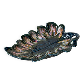 Large Vallauris leaf dish