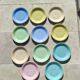 Assiettes plates vintage