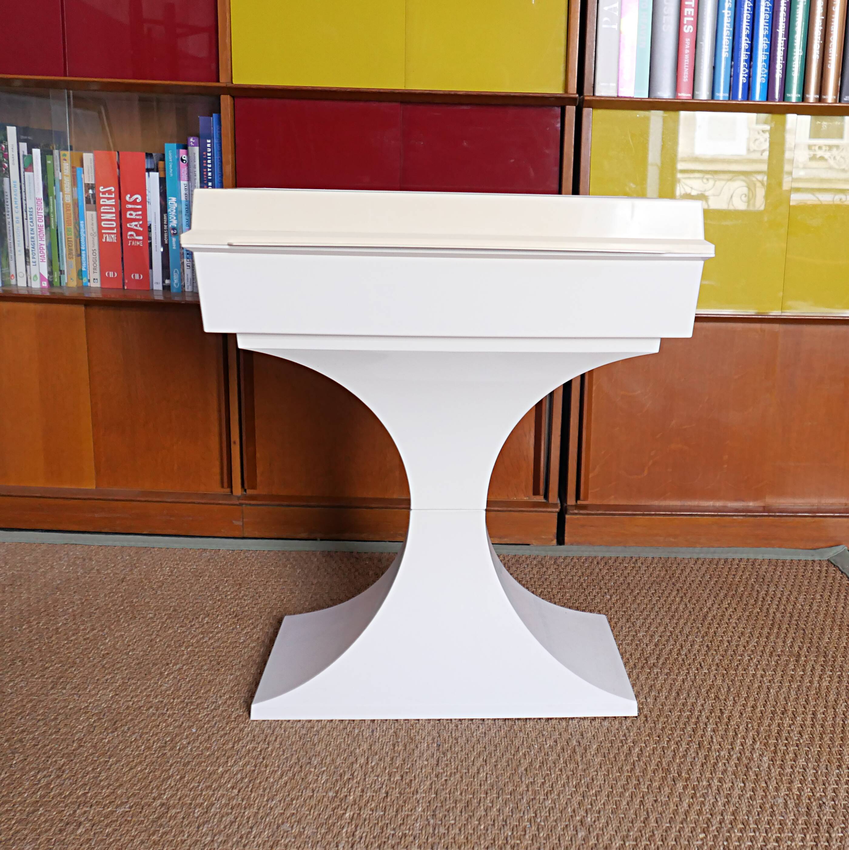 small hairdressing table design furniture MARC HELD Prisunic 1970