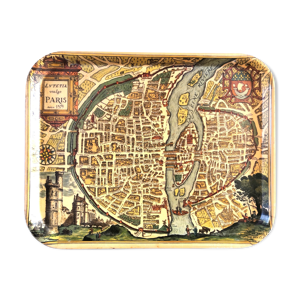 Plateau vintage en fibre - plan