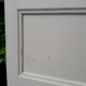 Porte vintage panneautée