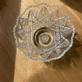 Bohemian crystal fruit bowl