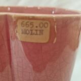 Vintage Molin vase, 1970 Charolles