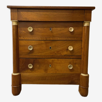 Empire walnut dresser period of the nineteenth century