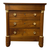 Empire walnut dresser period of the nineteenth century