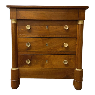 Empire walnut dresser period of the nineteenth century