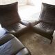 Leather sofa model "Veranda" Vico Magistretti for Cassina