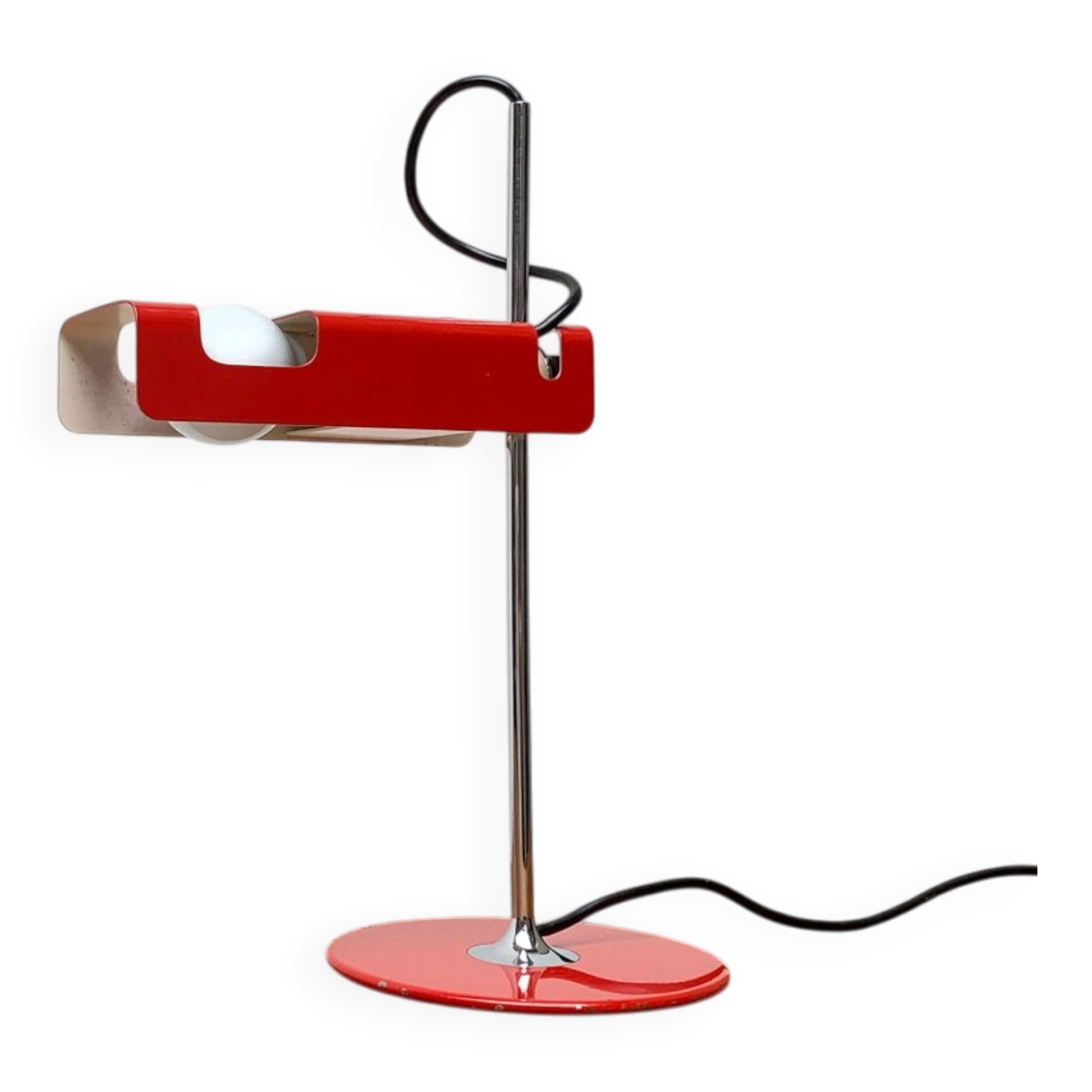 Mid-Century Italian Spider 291 Table Lamp by Joe Colombo for Oluce, 1960s