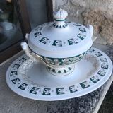 Soupière  et plat de service style empire