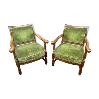 Pair of vintage armchairs 1950