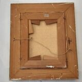 Antique floral painting from France, mid-20th century