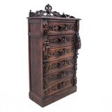 Antique chest of drawers, France, mid 19th century.
