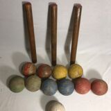 Ancien jeu de boules vintage