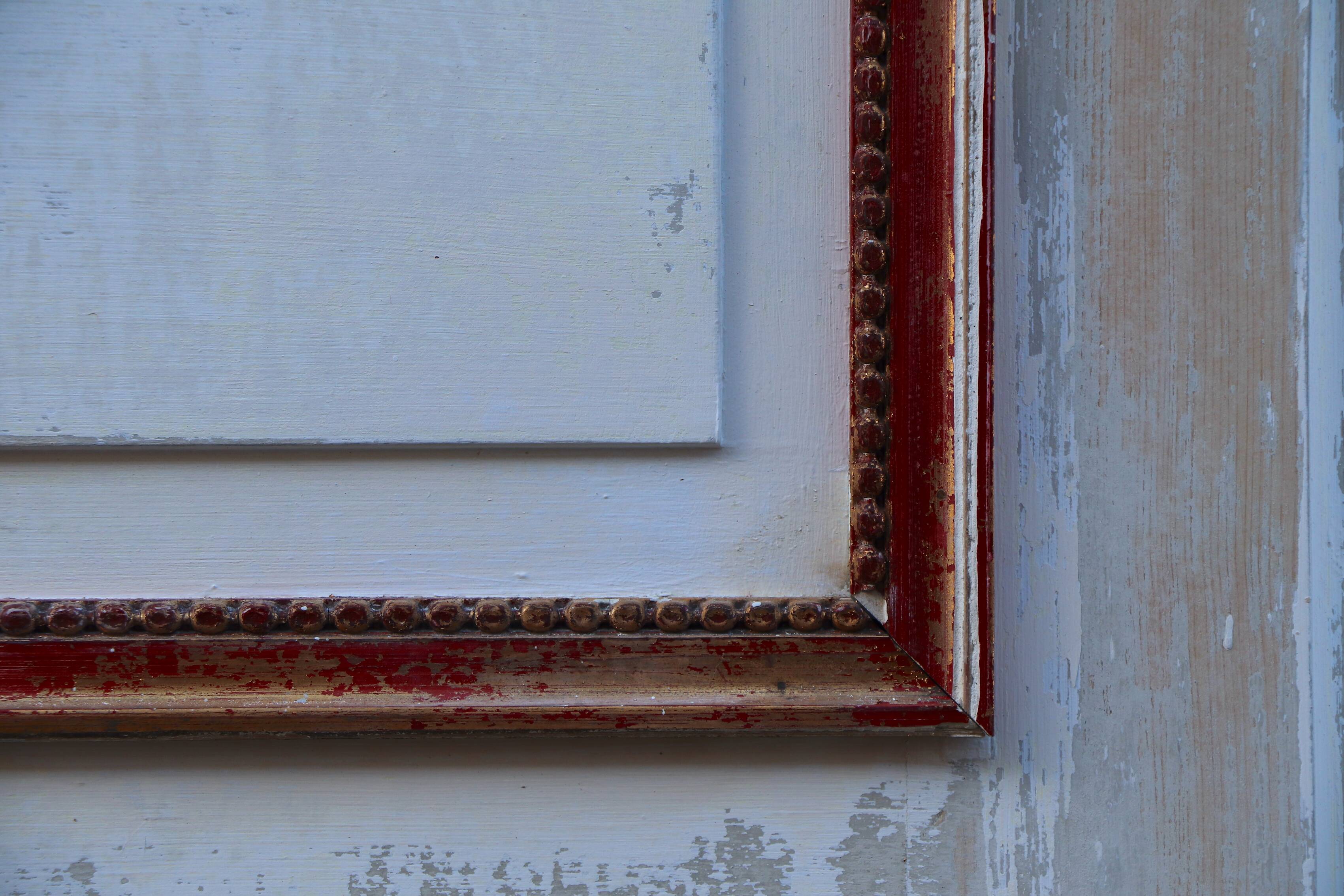 Large 18th-century Directoire trumeau, fireplace mirror