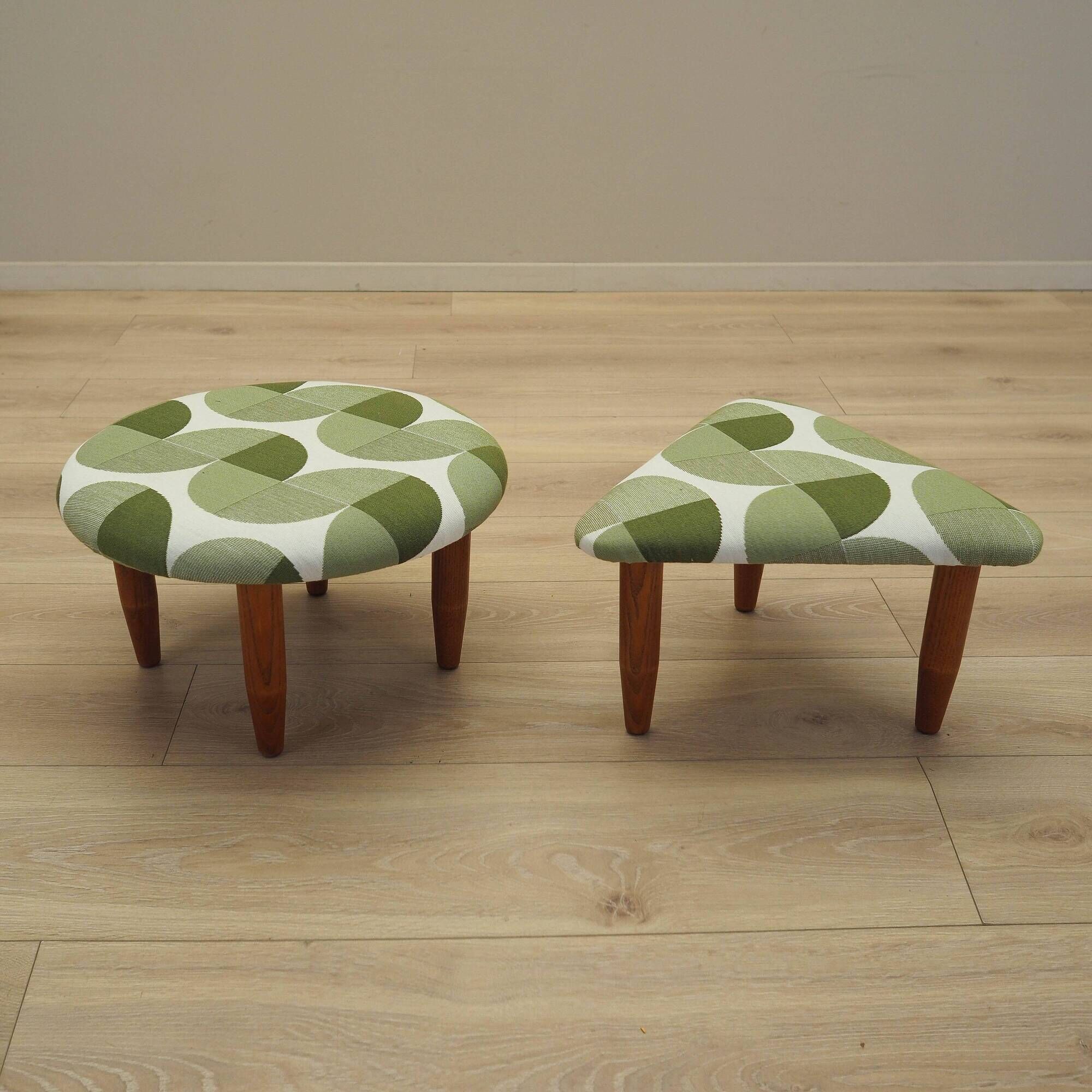 Set of two footstools, Danish design, 1990s, production: Denmark