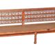 Banquette indienne en bois polychrome