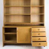 Oak bookcase by Hans J. Wegner for Ry Mobler, 1960