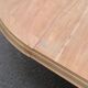 Round extendable farmhouse dining table, stripped, Louis XIII style from the 1960s.