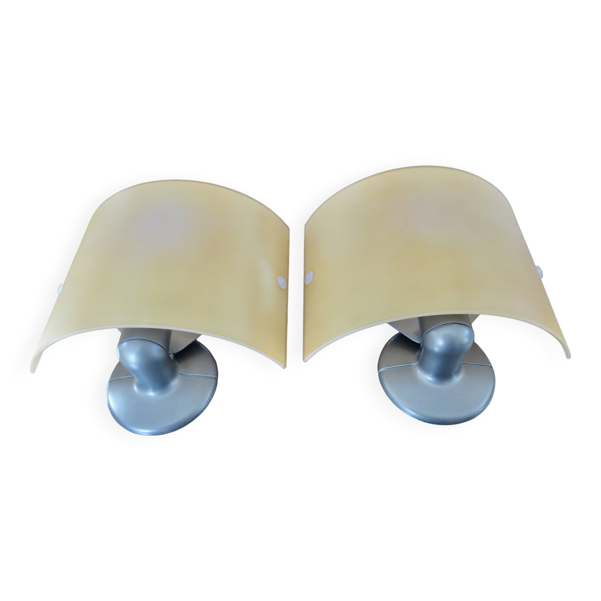 Pair of "piperita" wall lights by Marcello Ziliani for Flos, 1994