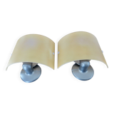 Pair of "piperita" wall lights by Marcello Ziliani for Flos, 1994