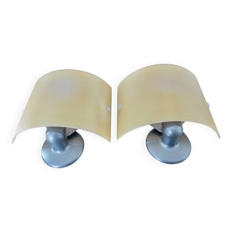 Paire d'appliques "piperita" par Marcello Ziliani pour Flos, 1994