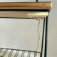Magazine table with vintage floor lamp, antique side furniture, l