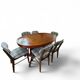Table Bauman ovale extensible