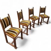 4 x Swedish / Oak Neoclassic / Grace / Dining Chairs