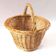 Panier rotin clair