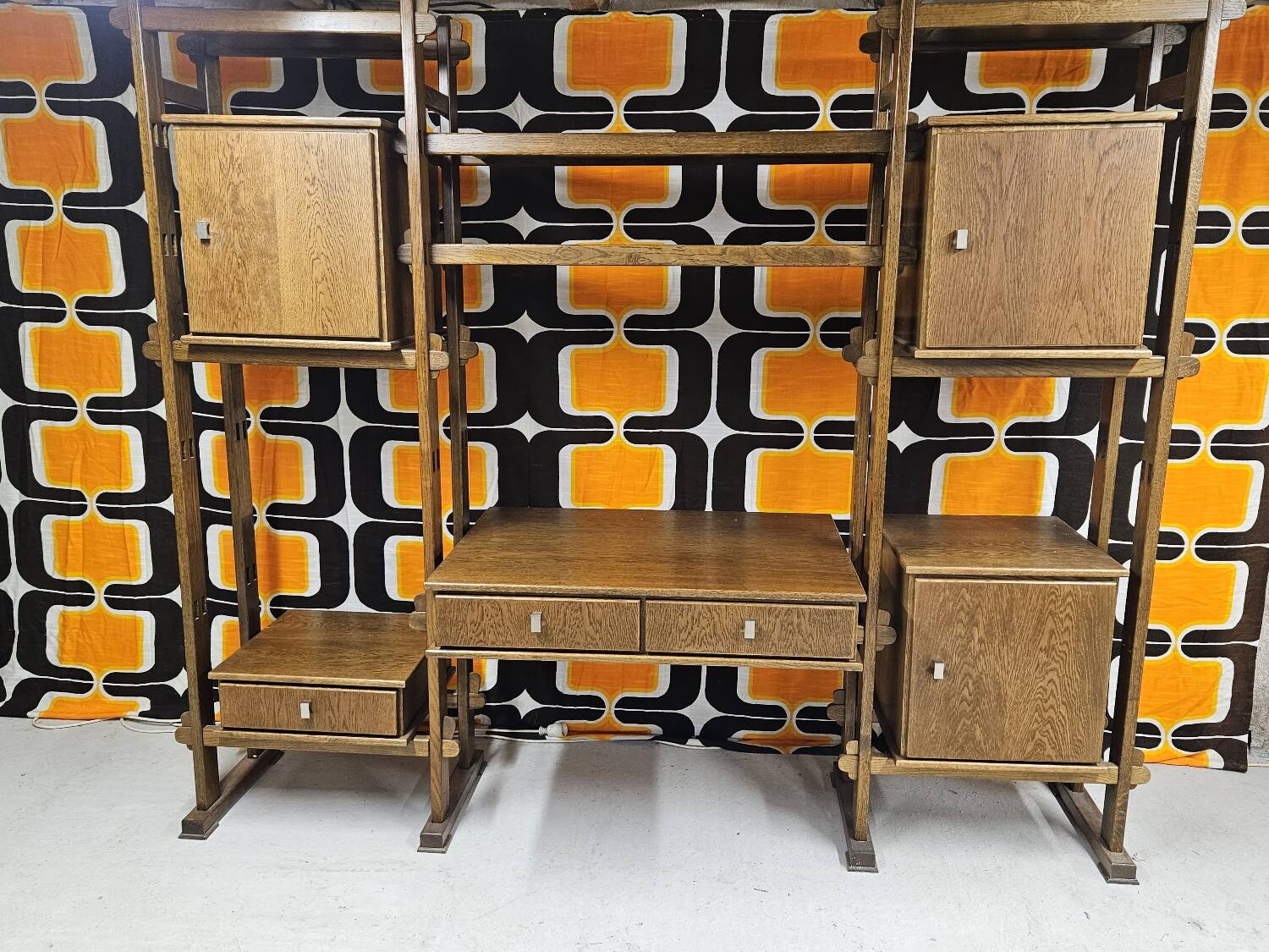 Vintage modular furniture 1970" library desk