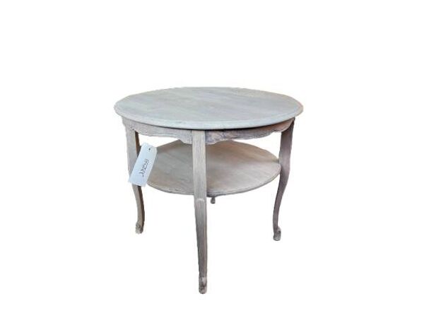 Table basse en chêne ancienne - huilée et décapé