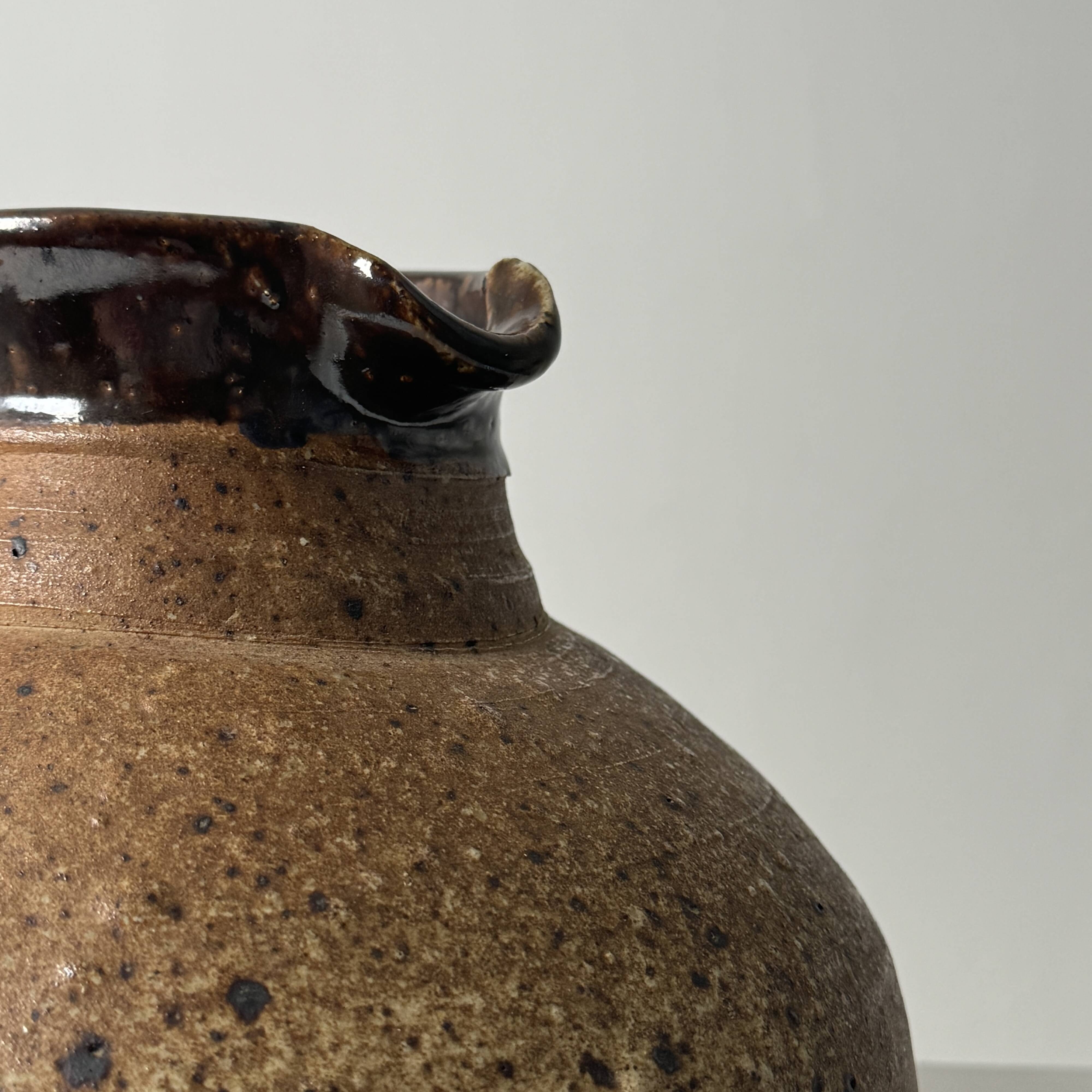 Large pitcher by Pierre Digan, La Borne, circa 1960.