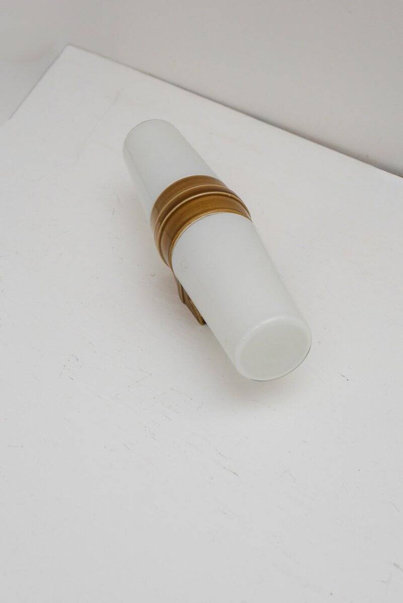 Vintage porcelain bathroom light by Sigvard Bernadotte for Ifö, 1960