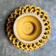 Openwork bowl Pichon Uzès in ochre earthenware