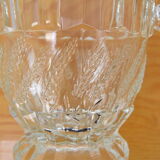 Mid-century glass vase,bohemia glass,1970