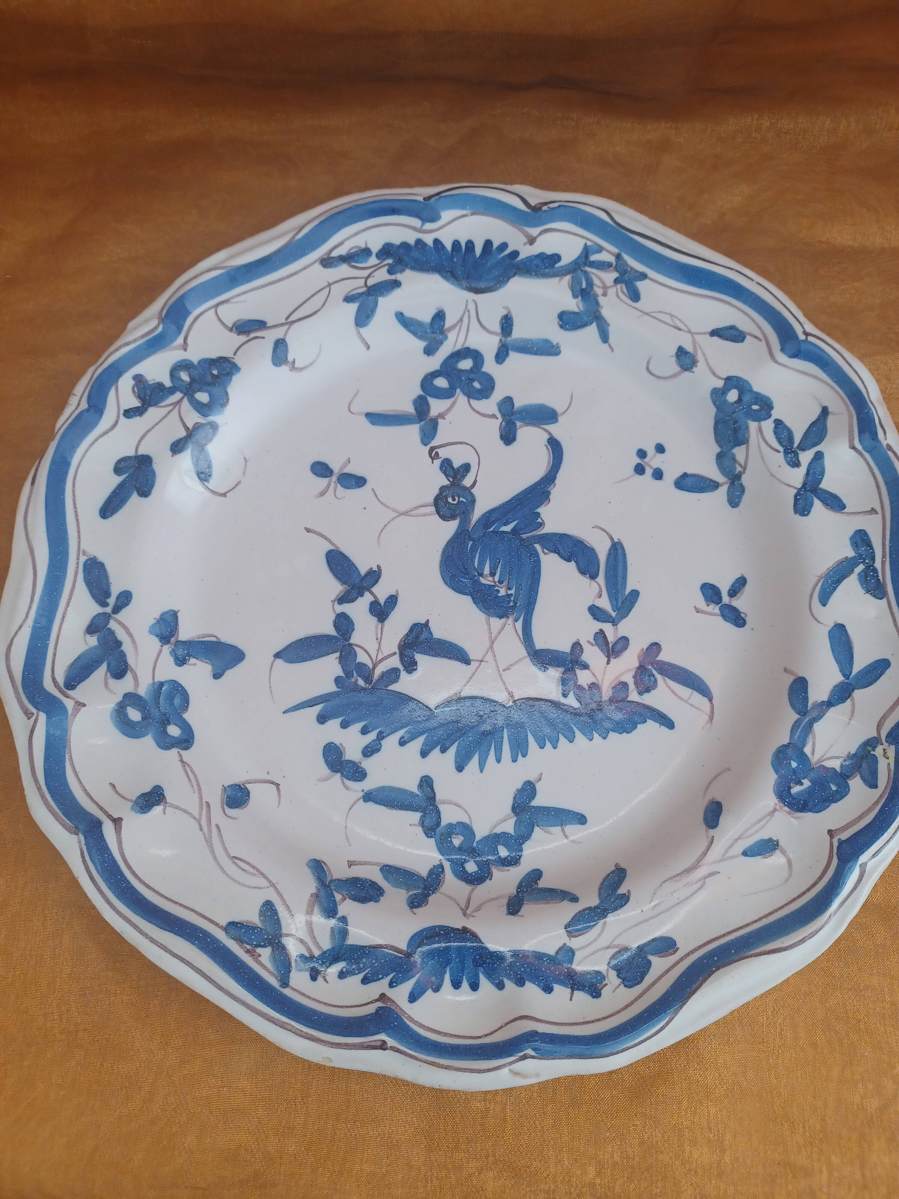 Assiette Faïence XVIII ème.