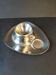Modernist metal egg cup – Alessi spirit