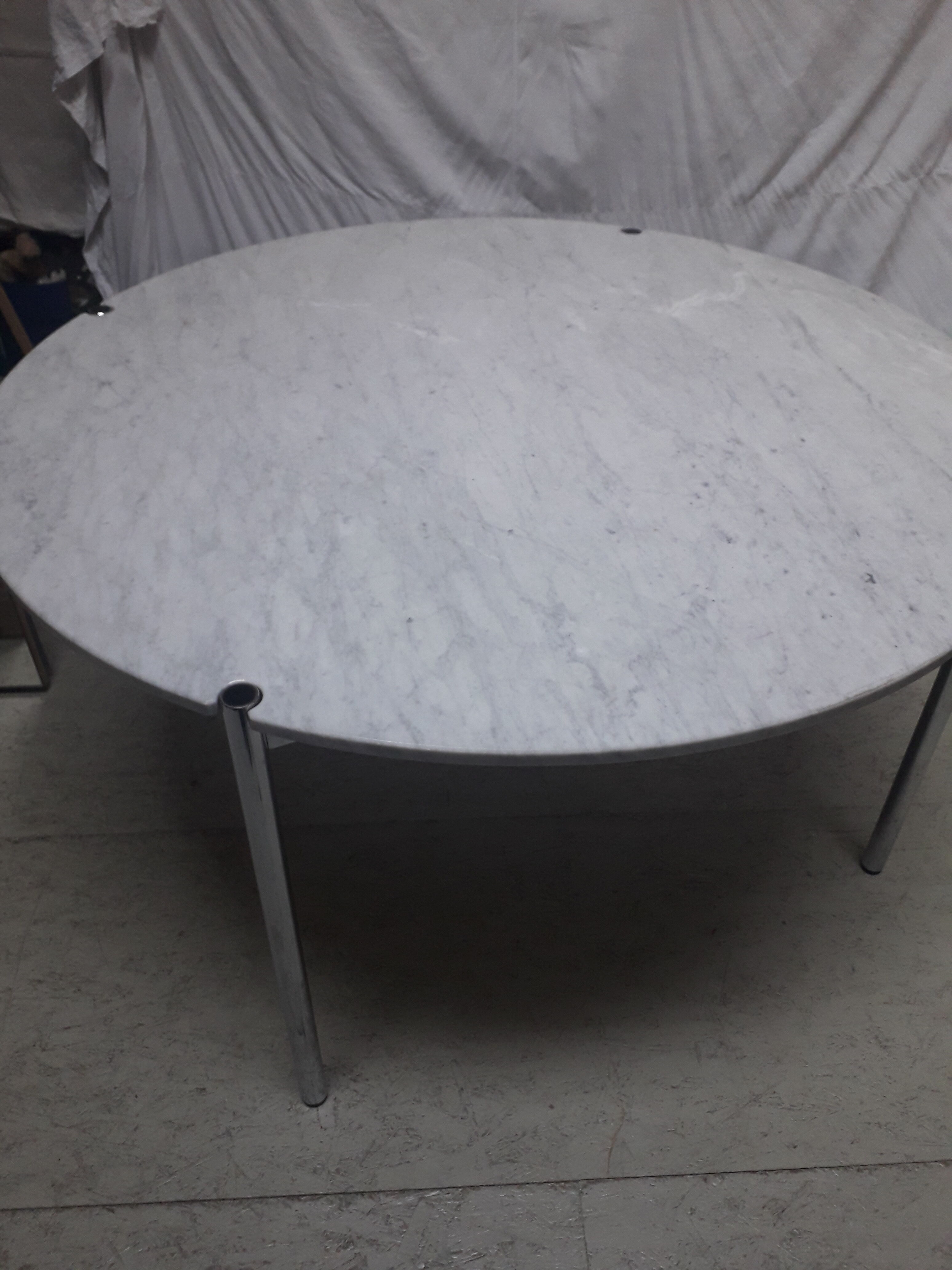 Round table marble 80