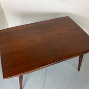 Table à manger extensible vintage de style scandinave en teck par Louis Van Teeffelen pour Wébé, 1950s