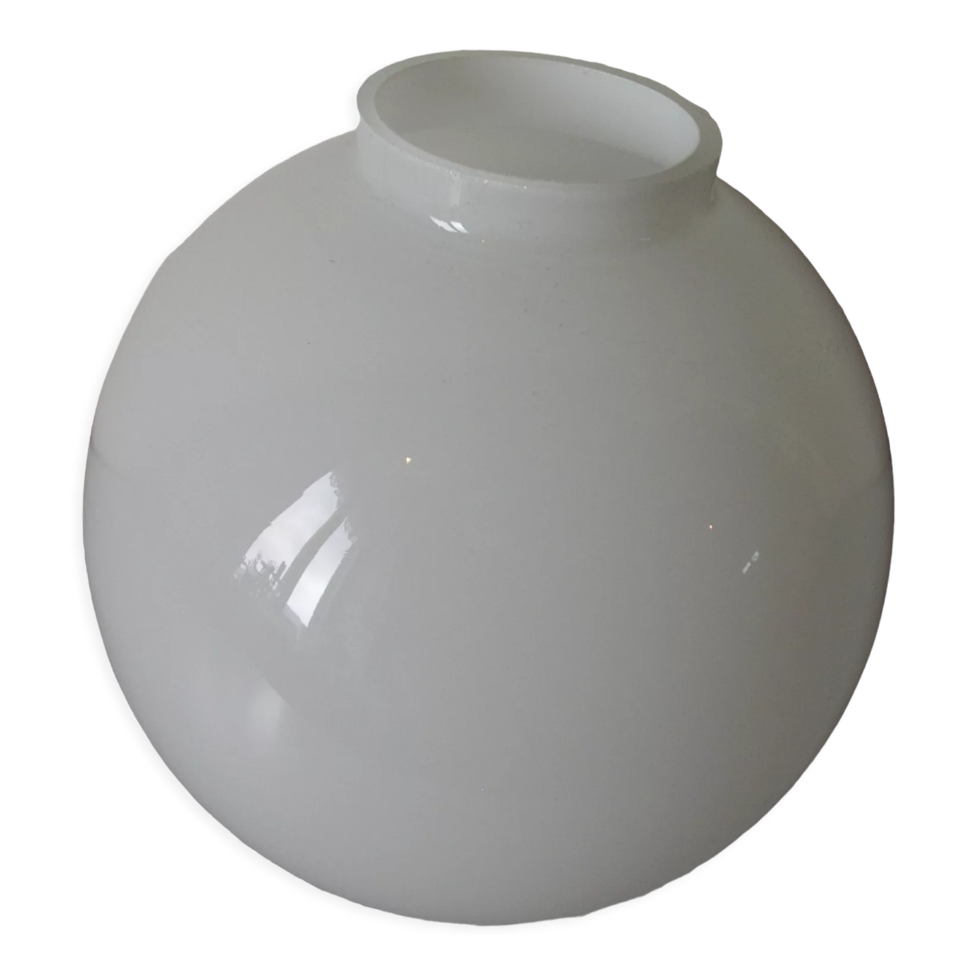 Old globe lampshade ball opaline glass 13 cm lamp luminaire