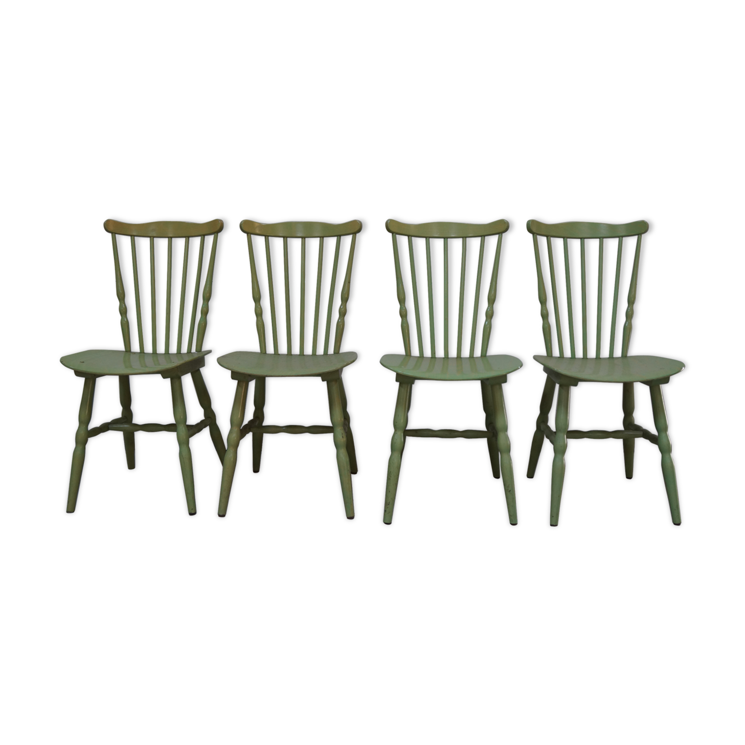 4 chairs baumann green