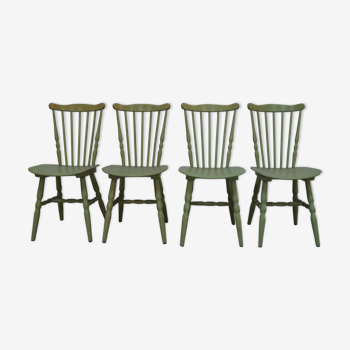 4 chairs baumann green