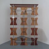 Mid-Century Teak Wardrobe with Hat and Coat Rack, 1960s