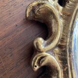 Golden rockery mirror