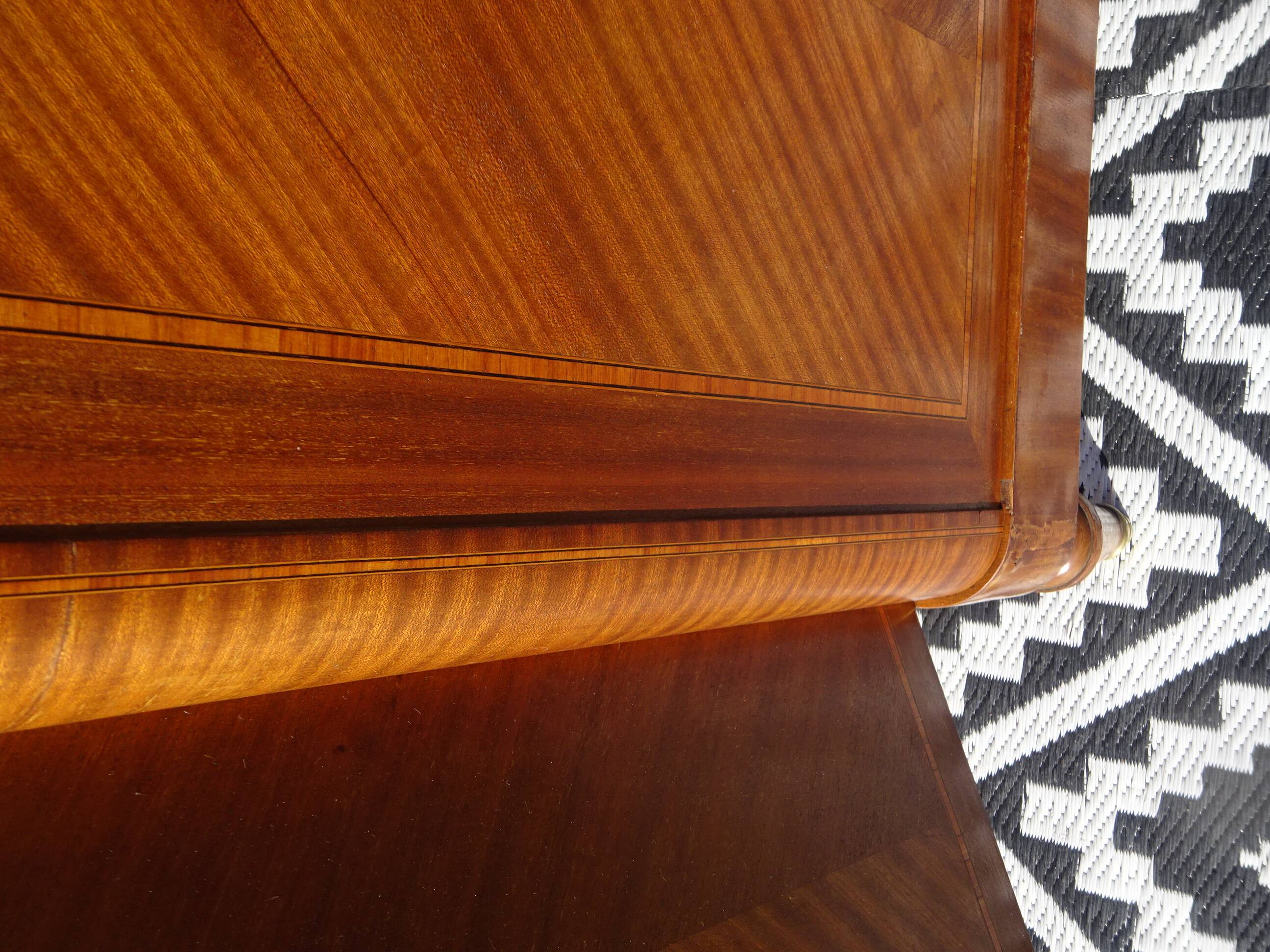 Old three-door wardrobe