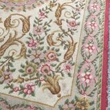 Carpet old French Aubusson knotted 175 X 256 CM
