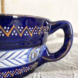 Large HB Quimper cup with saucer