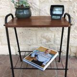 Vintage side table with magazines rack 1960