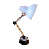 Old gray vintage articulated lamp from the 60s