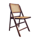 Vintage wood chair and folding cannage 60s